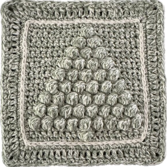 Christmas Tree Crochet Dishcloths , Hot Pad, Hand Crocheted - 100% Cotton - Picture 2 of 4